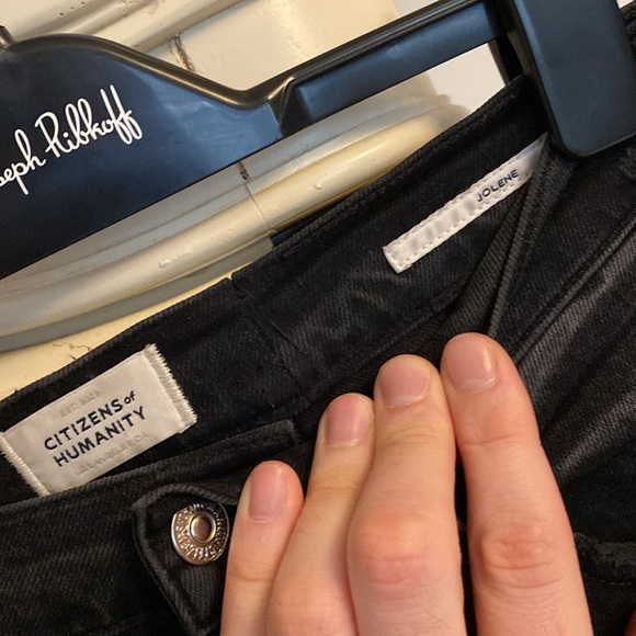 Citizens of Humanity Black Straight Jeans - Picture 2 of 4